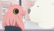 Anya and the white dog (Image via Wit Studio)